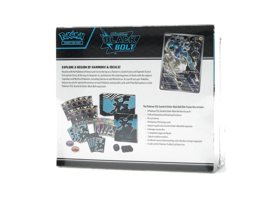 2025 Pokémon Scarlet & Violet Black Bolt Elite Trainer Box
