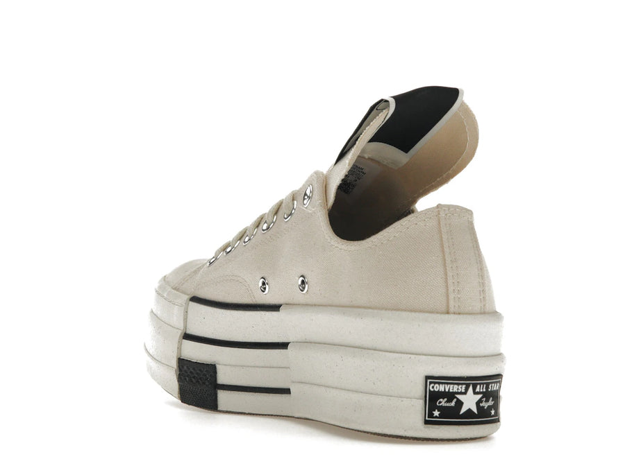 Converse DRKSHDW Chuck Taylor All Star DBL DRKSTAR Ox Rick Owens DRKSTAR Ivoire Naturel
