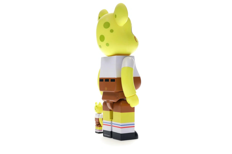 Bearbrick Spongebob 100% &amp; 400% Set Yellow
