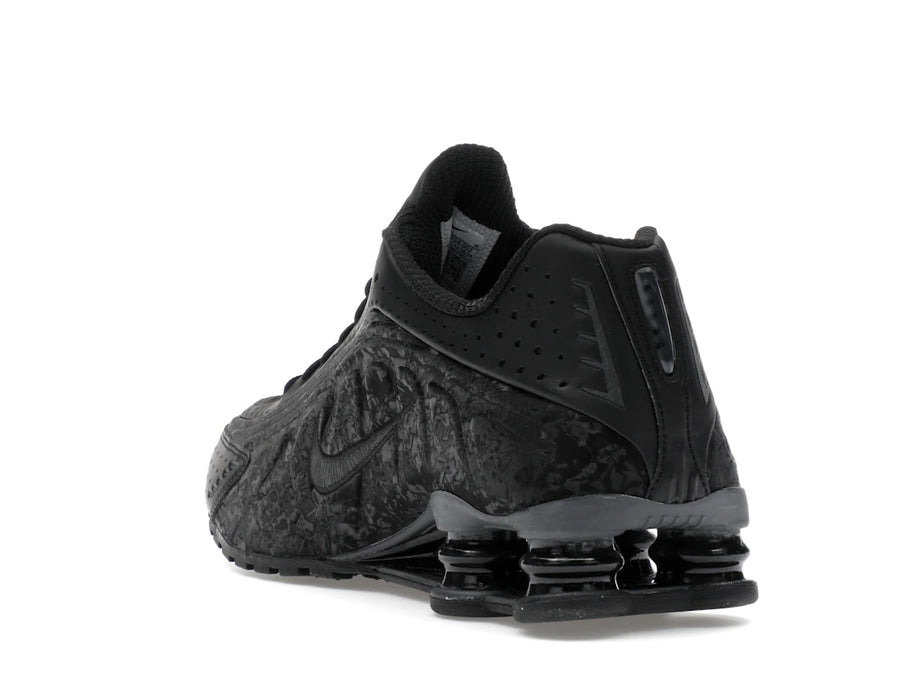 Nike Shox R4 Noir Floral (Femme)