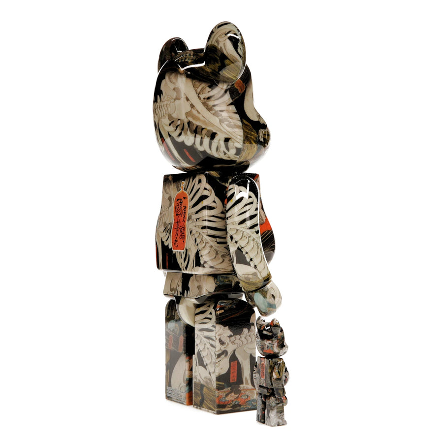 Bearbrick Utagawa Kuniyoshi (The Haunted Old Palace at Soma) 100% & 400% Set