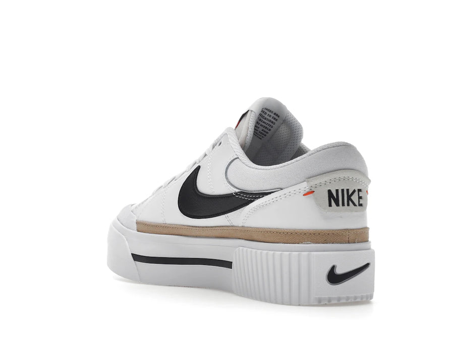 Nike Court Legacy Lift Blanc Noir (Femme)