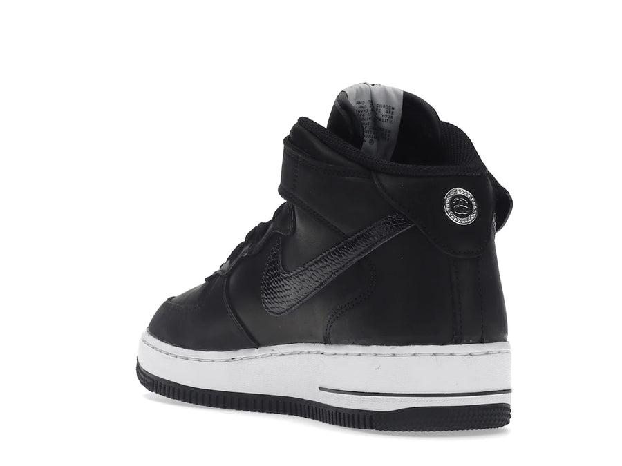 Nike Air Force 1 Mid Stussy Noir Blanc