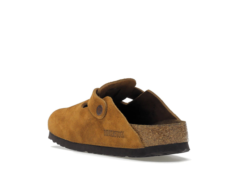 Birkenstock Boston à semelle souple en daim et vison
