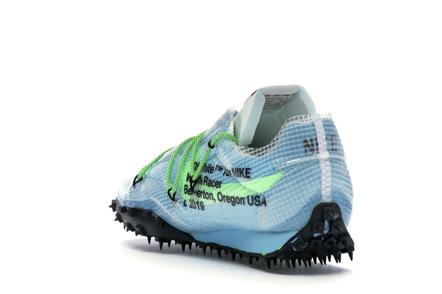 Nike Waffle Racer Off-White Vivid Sky (Women's)