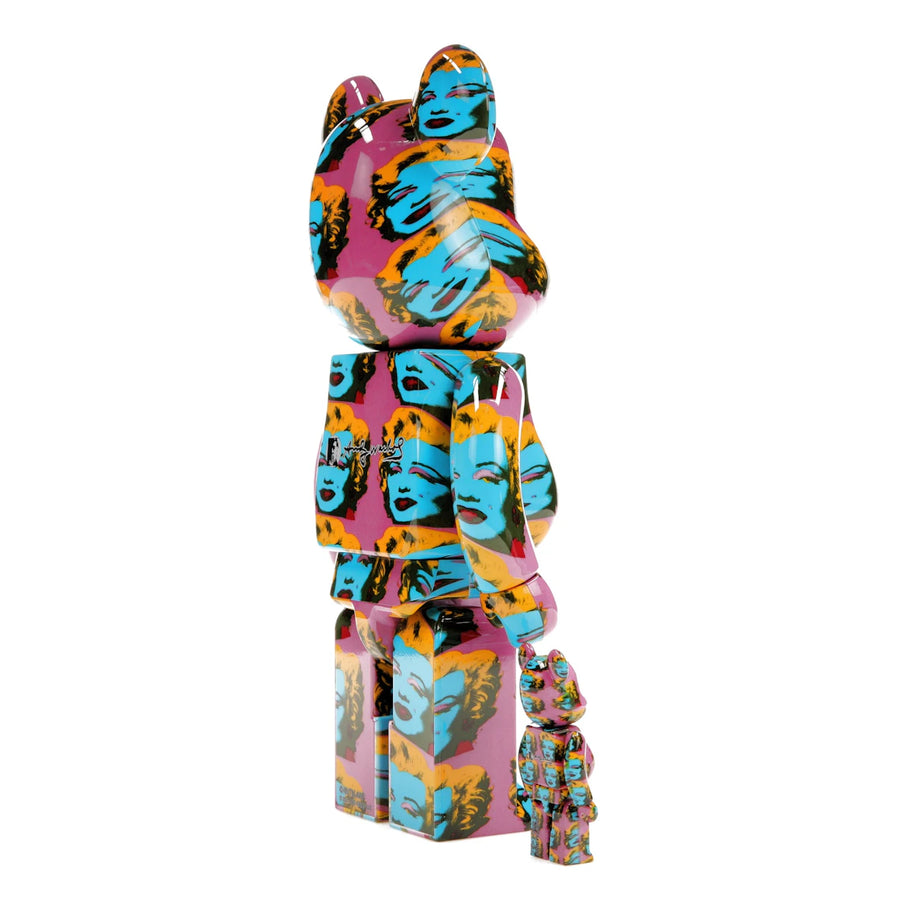 Bearbrick Andy Warhol Marilyn Monroe n° 2, coffret 100 % et 400 %