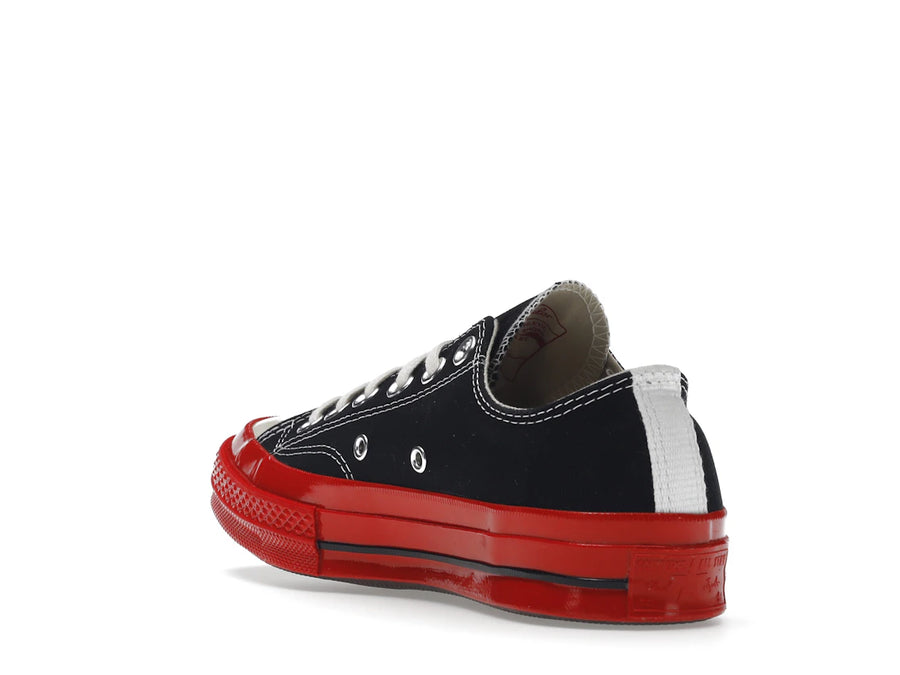 Converse Chuck Taylor All Star 70 Ox Comme des Garcons PLAY Black Red Midsole