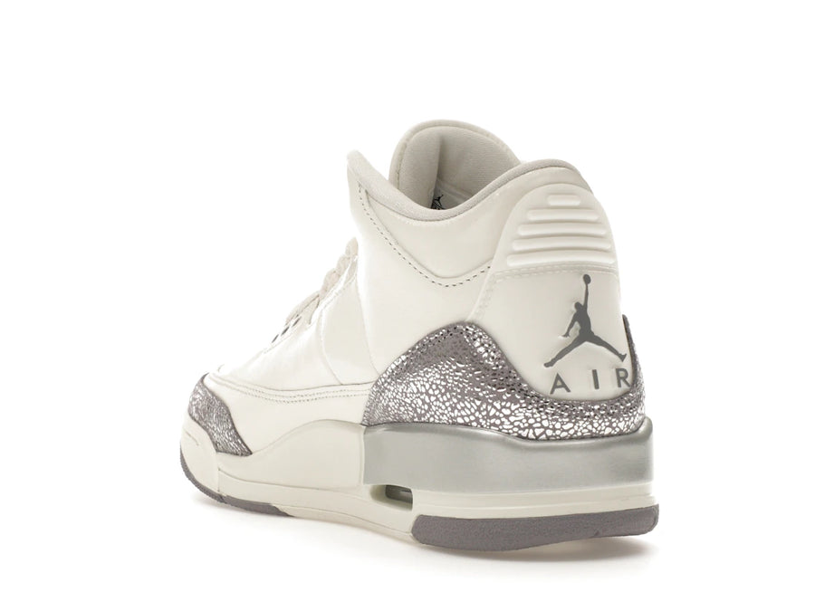 Jordan 3 Retro Sail Gris Ciment (Femme)