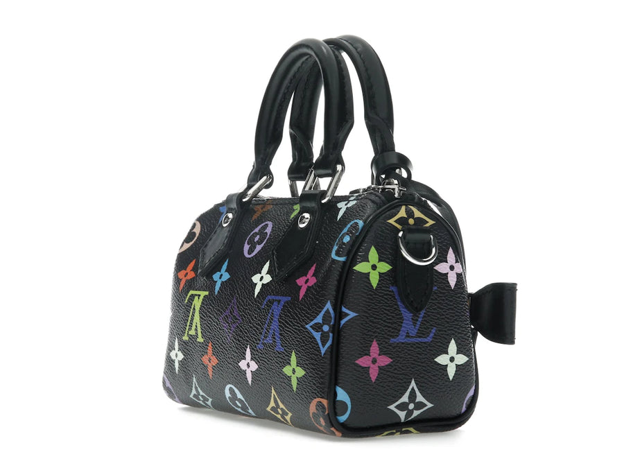 Louis Vuitton x Takashi Murakami Nano Speedy Noir Multicolore