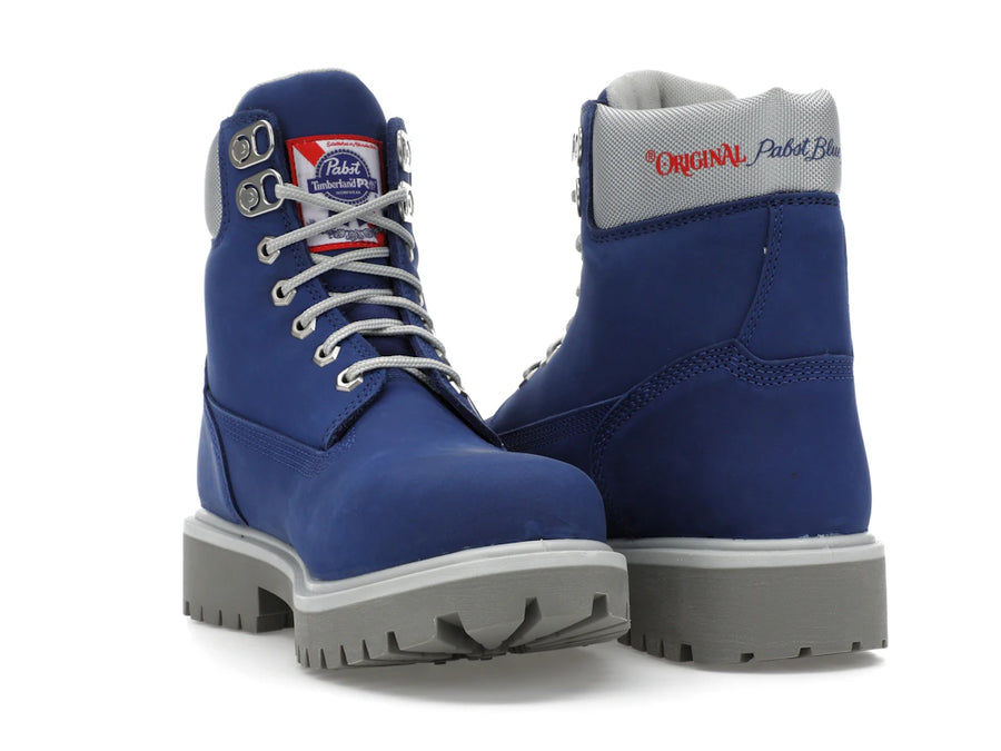 Bottes de travail Timberland PRO 6" à bout souple, en nubuck bleu Pabst Blue Ribbon