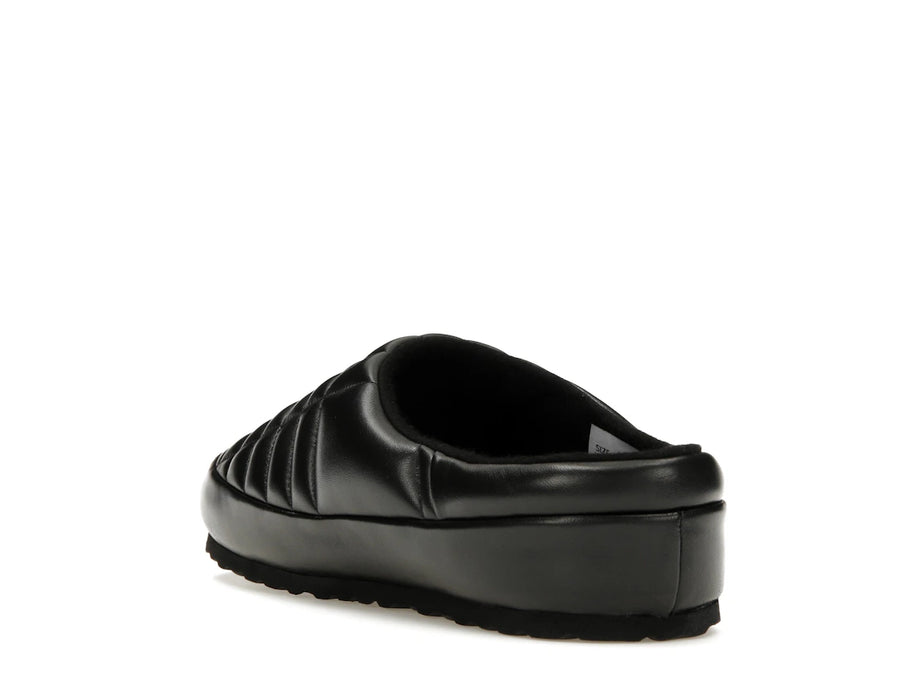 Burberry Leather Quilted Slipper Black