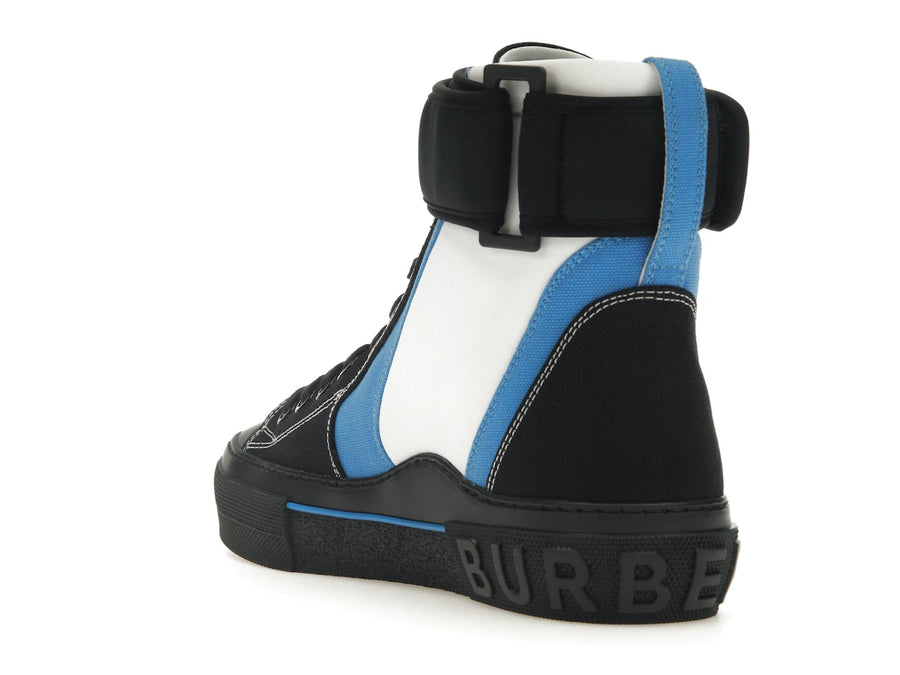 Burberry Sub High-Top Laced-Up Trainers Black Blue White