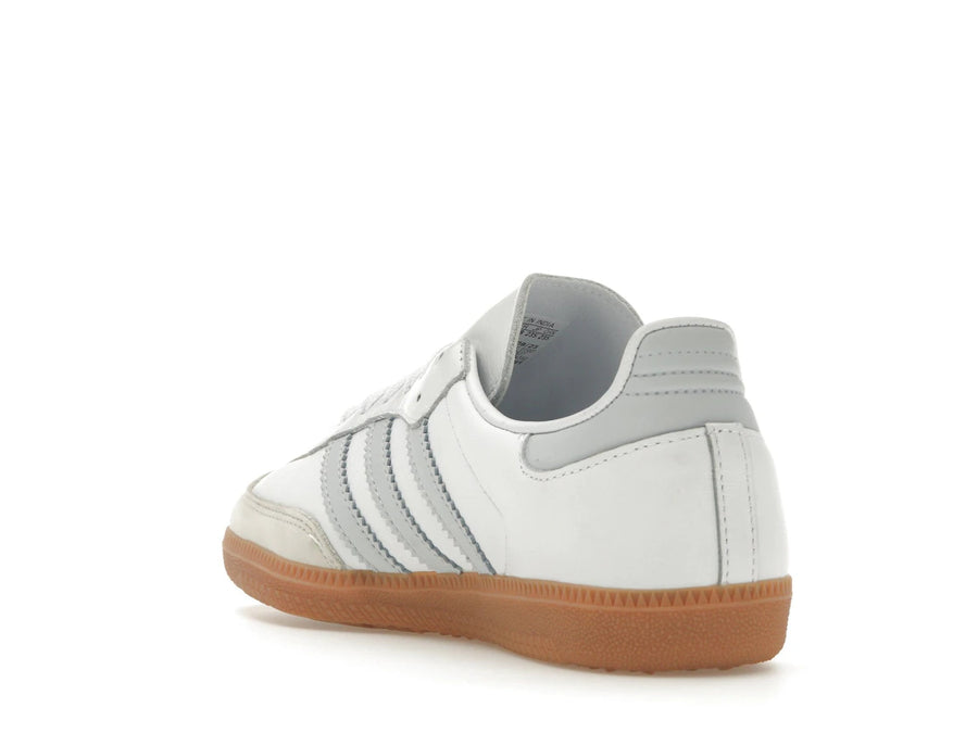 adidas Samba OG White Halo Blue Gum (Femme)