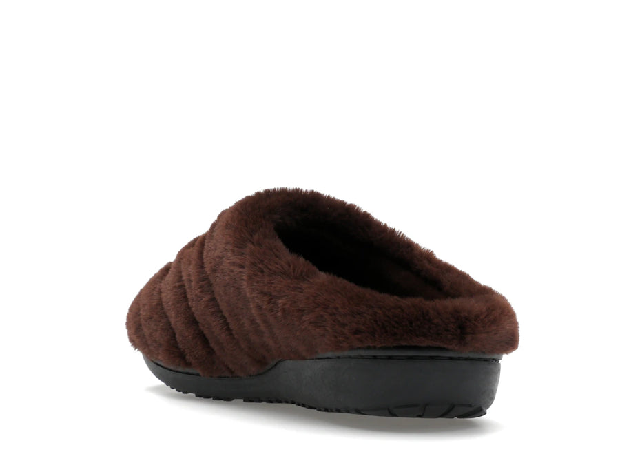A Bathing Ape Ape Head Puffer Sandals Subu Brown