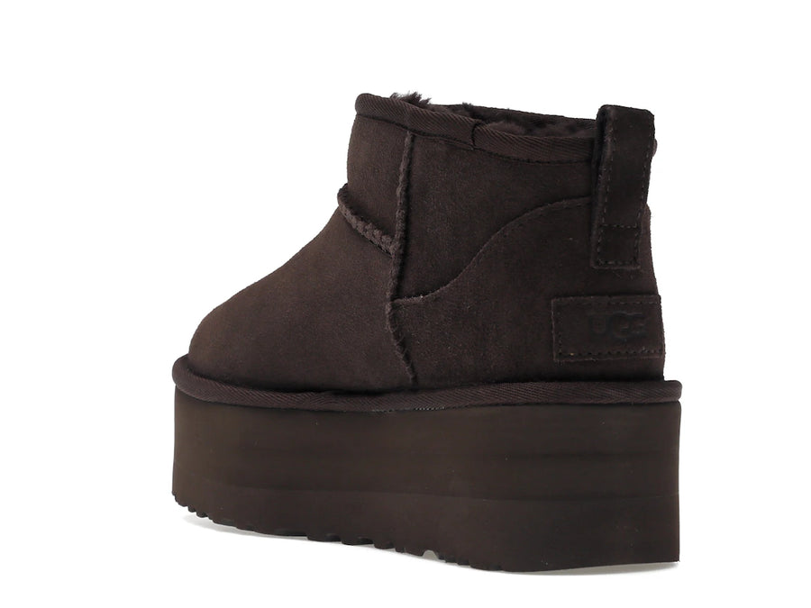 Bottes UGG Classic Ultra Mini Platform couleur cèdre brûlé (Femme)