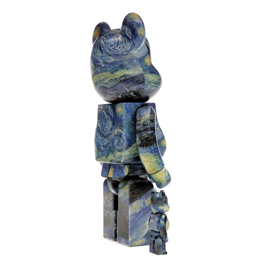 Coffret Bearbrick Vincent van Gogh La Nuit étoilée 100 % et 400 %