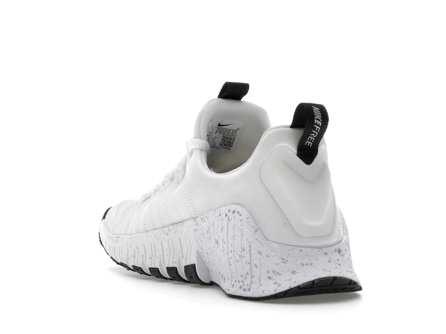 Nike Free Metcon 6 White Metallic Silver Light Smoke Grey Black (Women's)