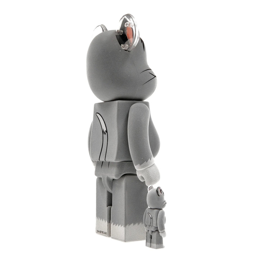 Bearbrick Tom et Jerry : Coffret Tom Flocky 100 % et 400 %