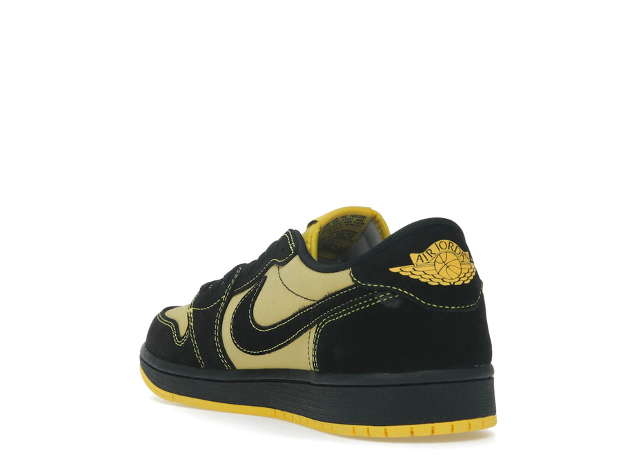 Jordan 1 Retro Low OG Quai 54 Noir Tour Jaune Rouge