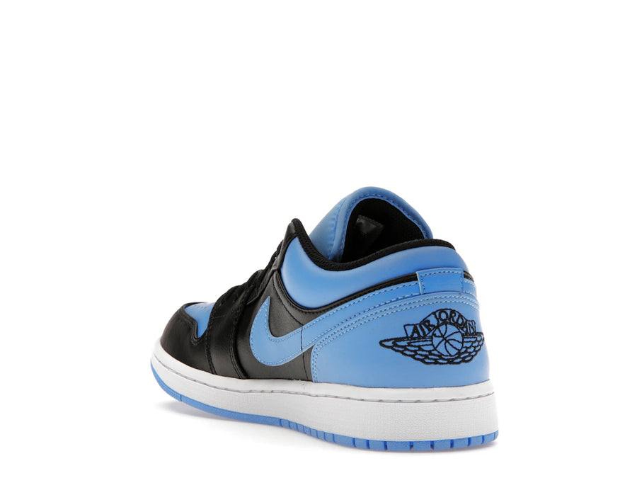 Jordan 1 Low Noir Bleu Université