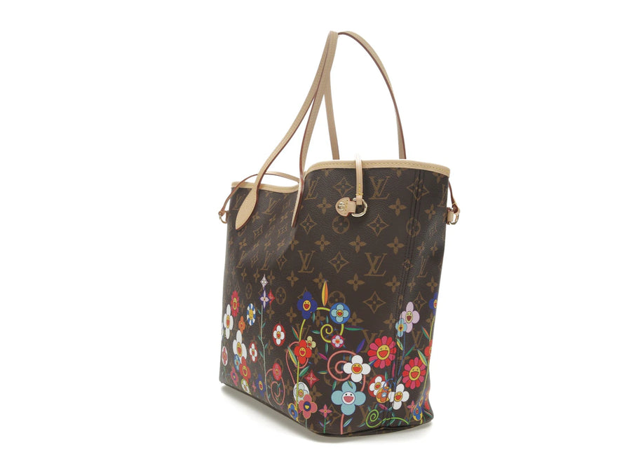 Louis Vuitton x Takashi Murakami Neverfull MM Superflat Monogramme