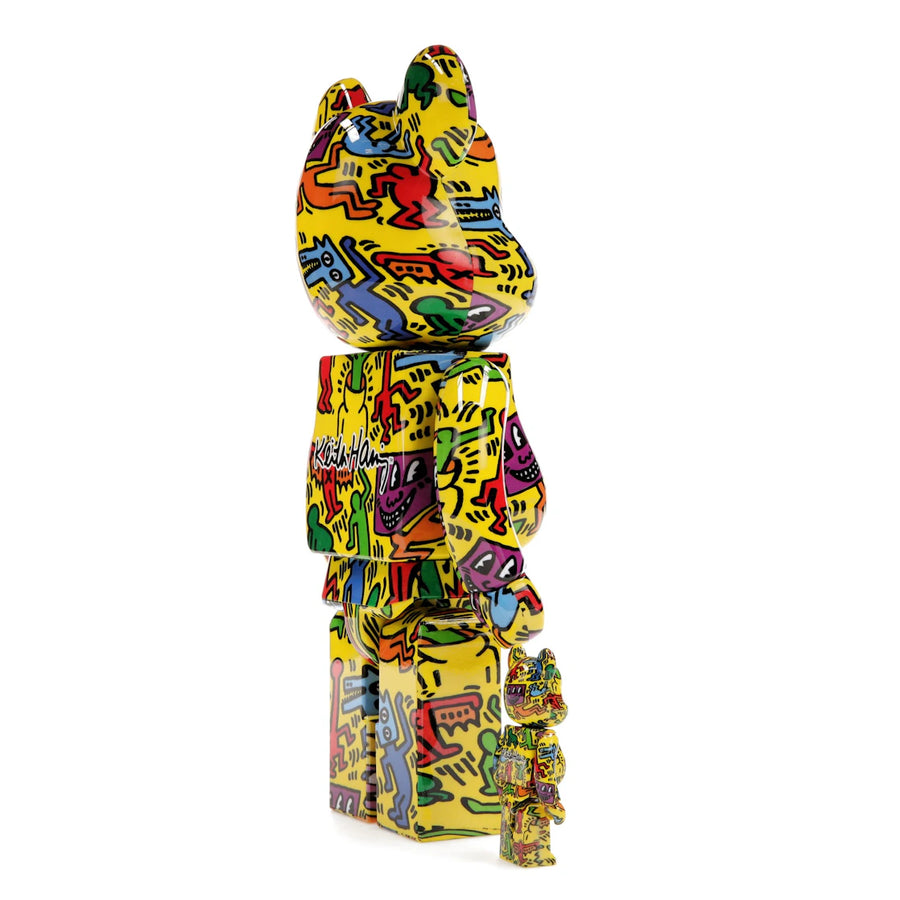 Bearbrick Keith Haring n° 5, coffret 100 % et 400 %