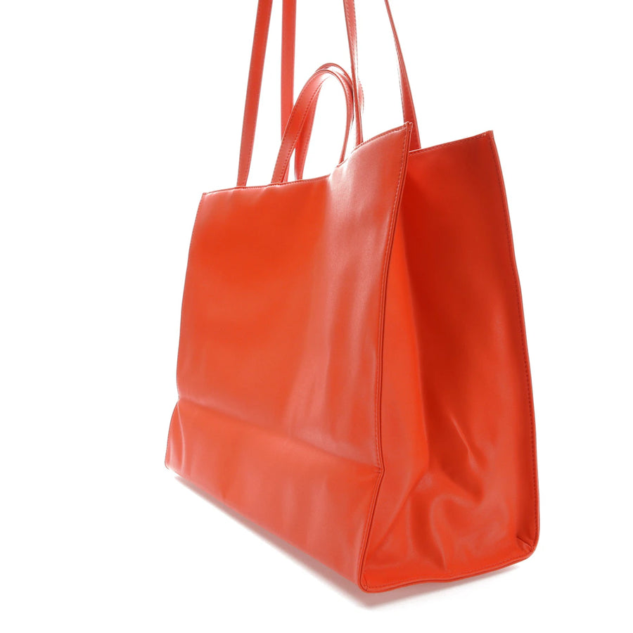 Sac cabas Telfar grand format orange