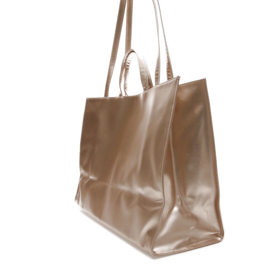 Telfar Shopping Bag Large Gold