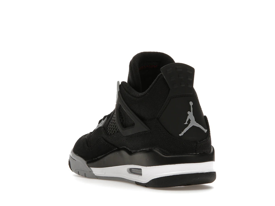 Jordan 4 Retro Black Canvas (GS)