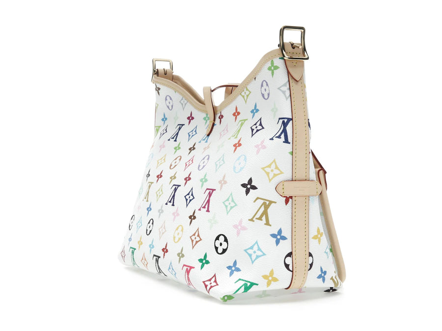 Sac de voyage Louis Vuitton x Takashi Murakami PM blanc multicolore