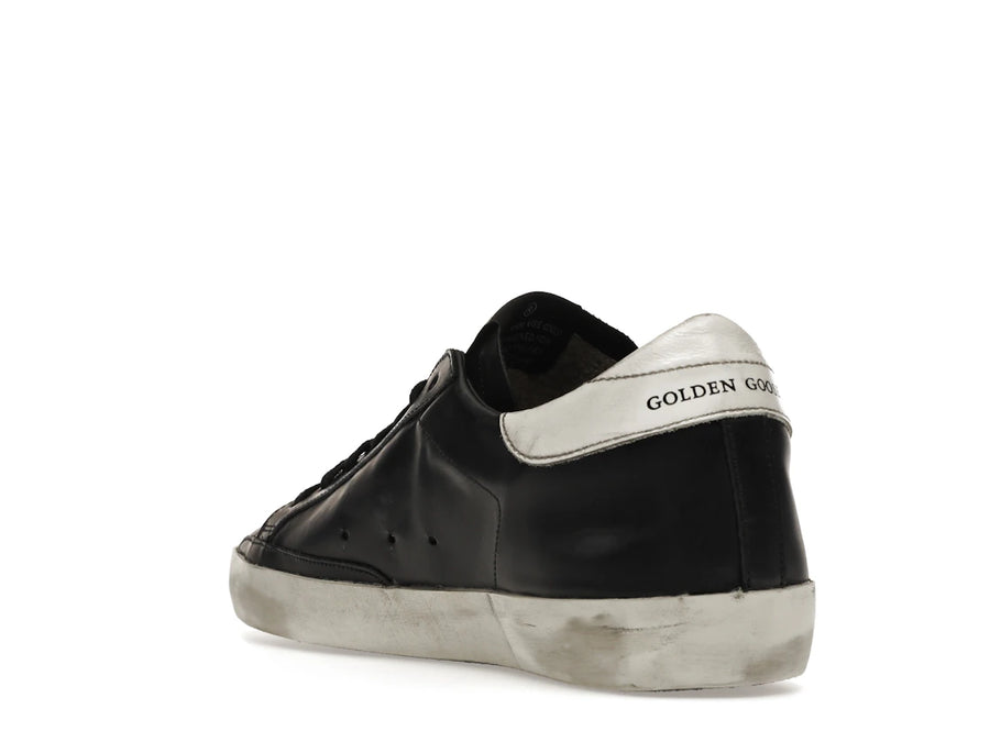 Golden Goose Super Star Cuir Noir et Blanc