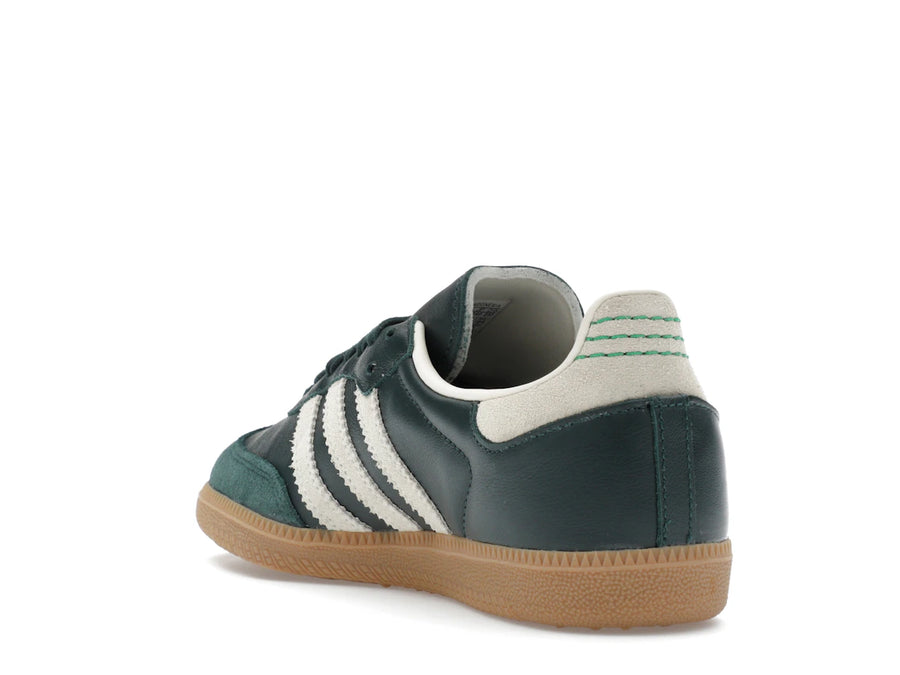 adidas Samba OG Vert Ombre Crème Blanc Or Métallisé