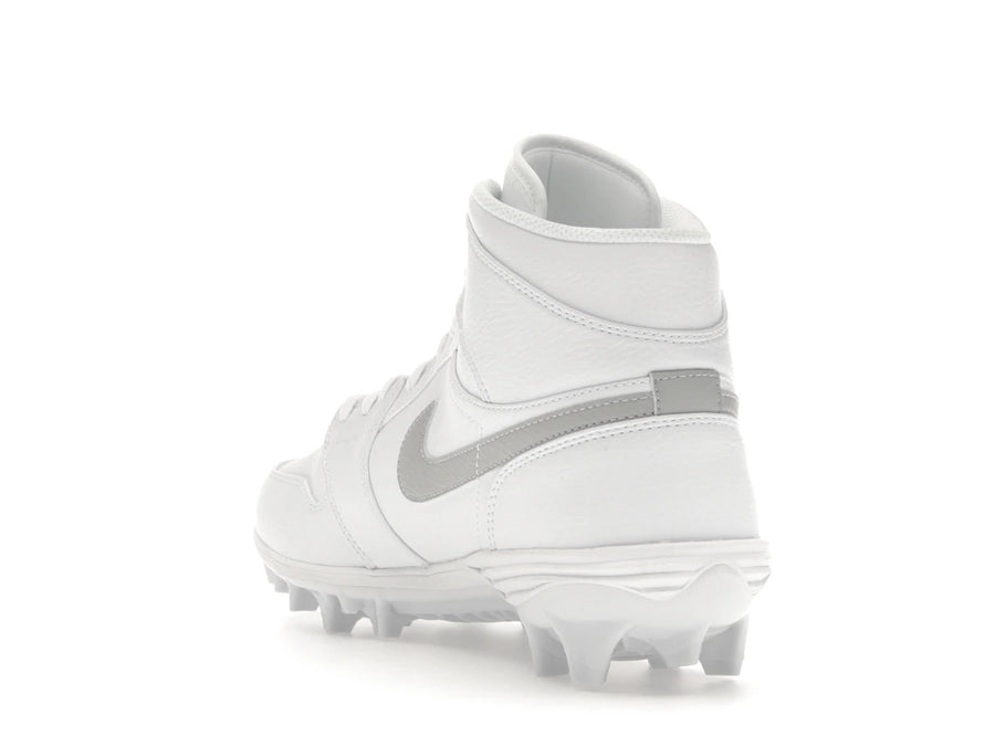 Crampons Jordan 1 Mid TD Blanc Gris Brume