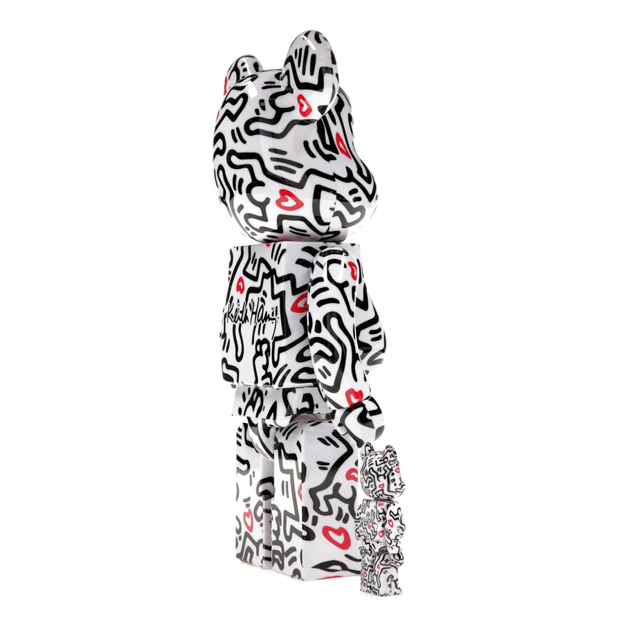 Bearbrick Keith Haring n° 8, coffret 100 % et 400 %