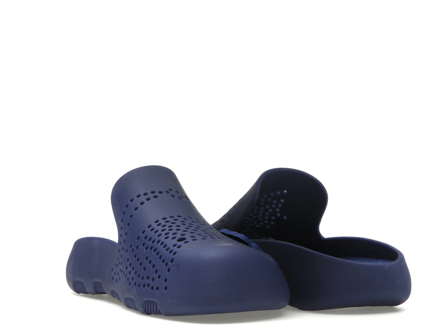Sandales perforées Burberry Stingray bleues