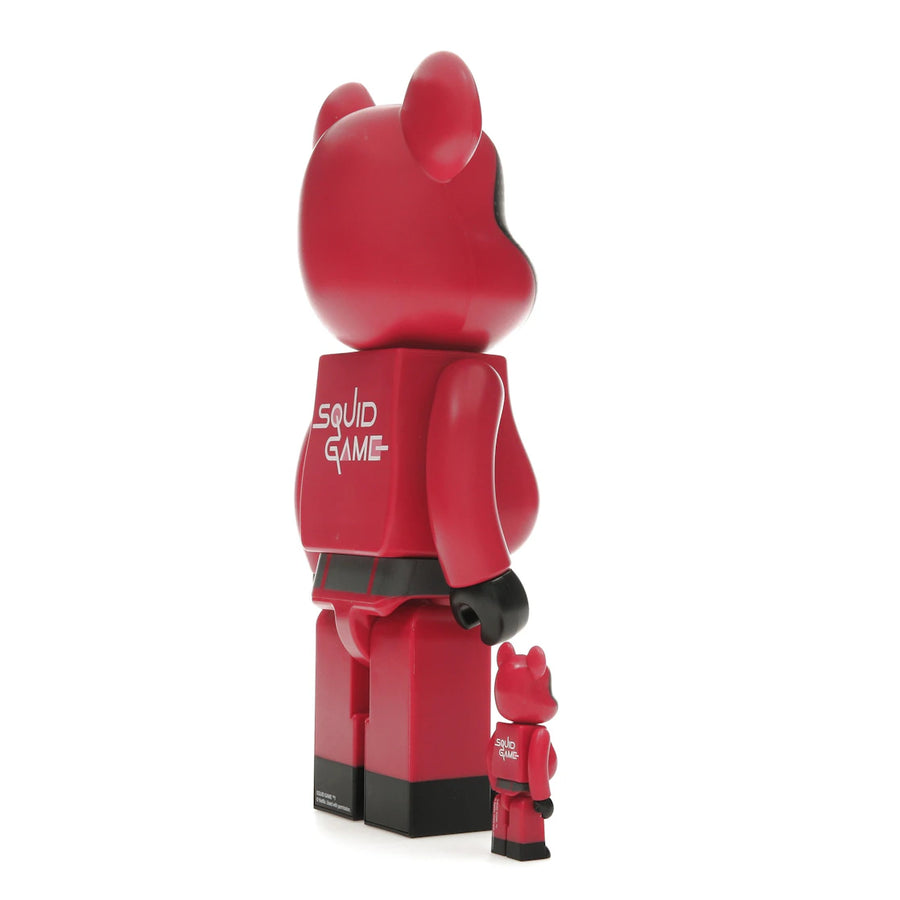 Bearbrick x Squid Game Guard (Carré) Set 100 % et 400 %