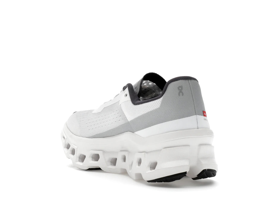 On Running Cloudmonster Blanc Noir (Femme)