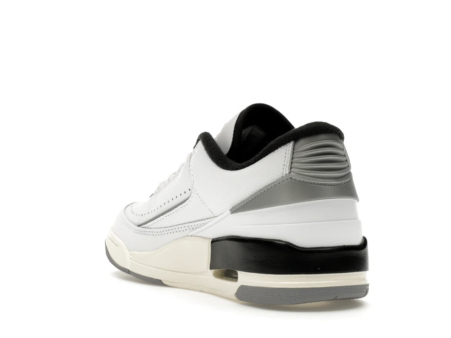 Jordan 2/3 White Black Metallic Silver