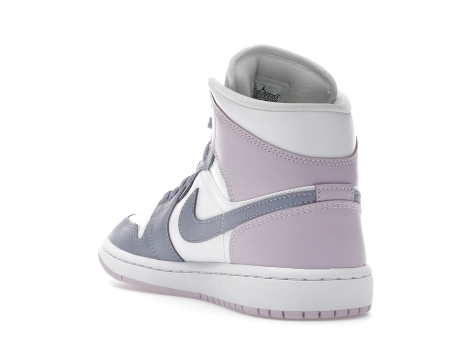 Jordan 1 Mid Indigo Haze Doll Blanc (Femme)