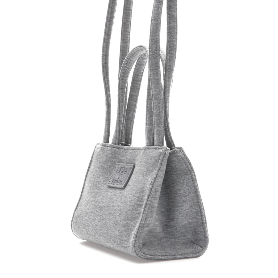 Sac cabas Telfar x UGG en polaire, petit modèle, gris chiné