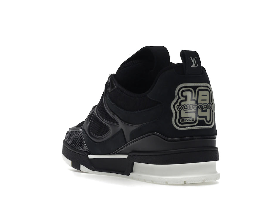 Baskets Louis Vuitton LV Skate noires et blanches