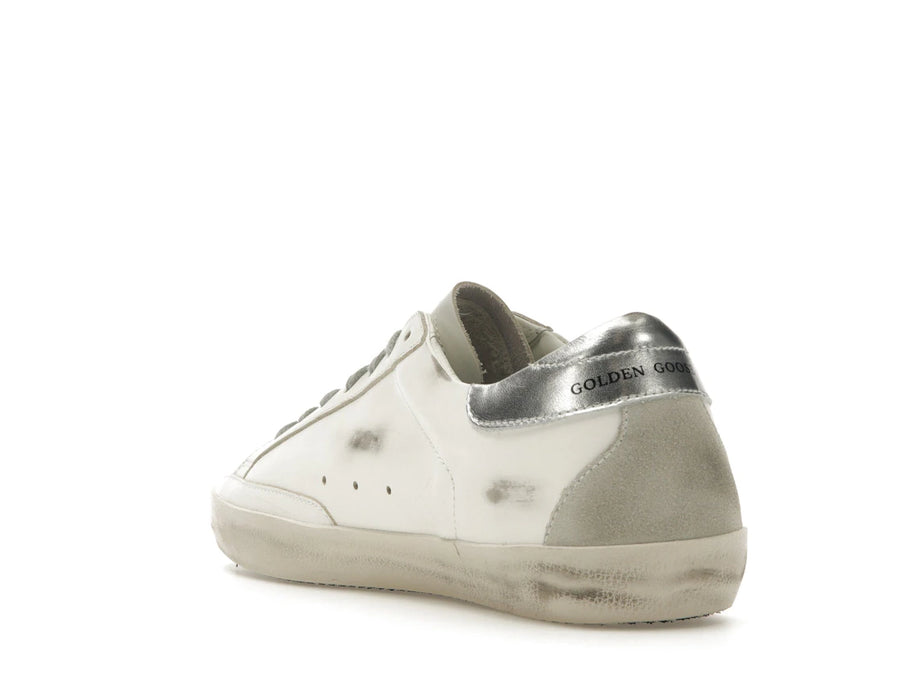 Golden Goose Super Star Blanc Argent