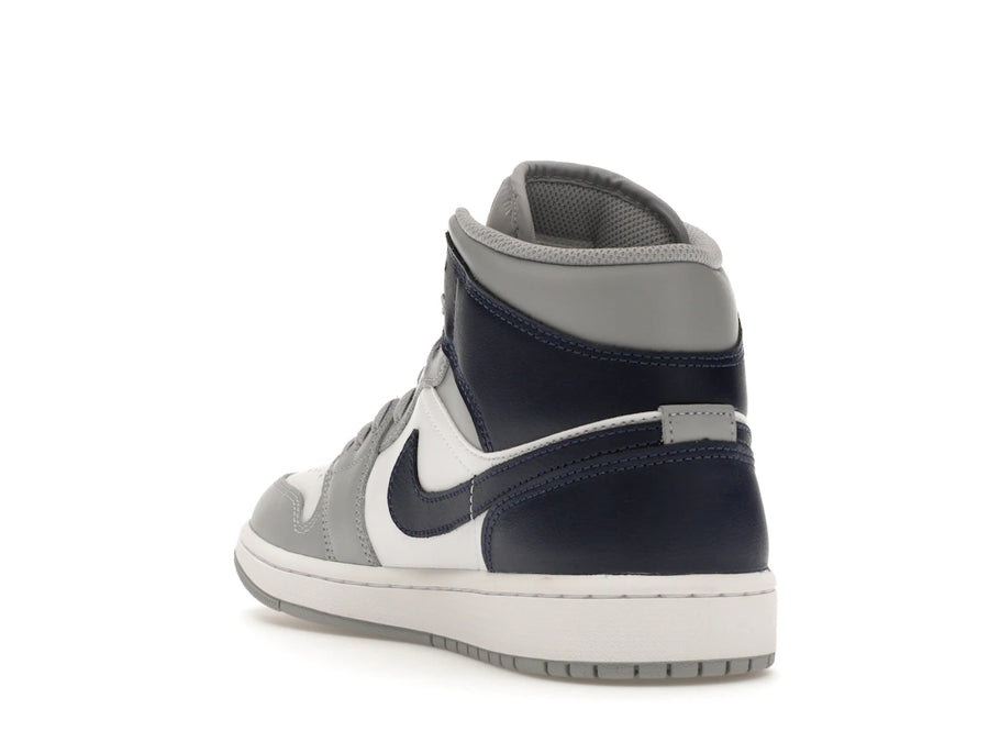 Jordan 1 Mid Wolf Gray Midnight Navy