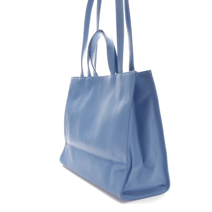 Sac cabas Telfar moyen, bleu céruléen