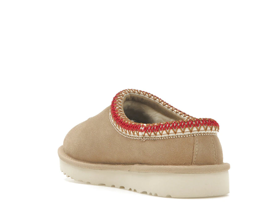 Pantoufles UGG Tasman couleur sable cerise foncé (Femme)
