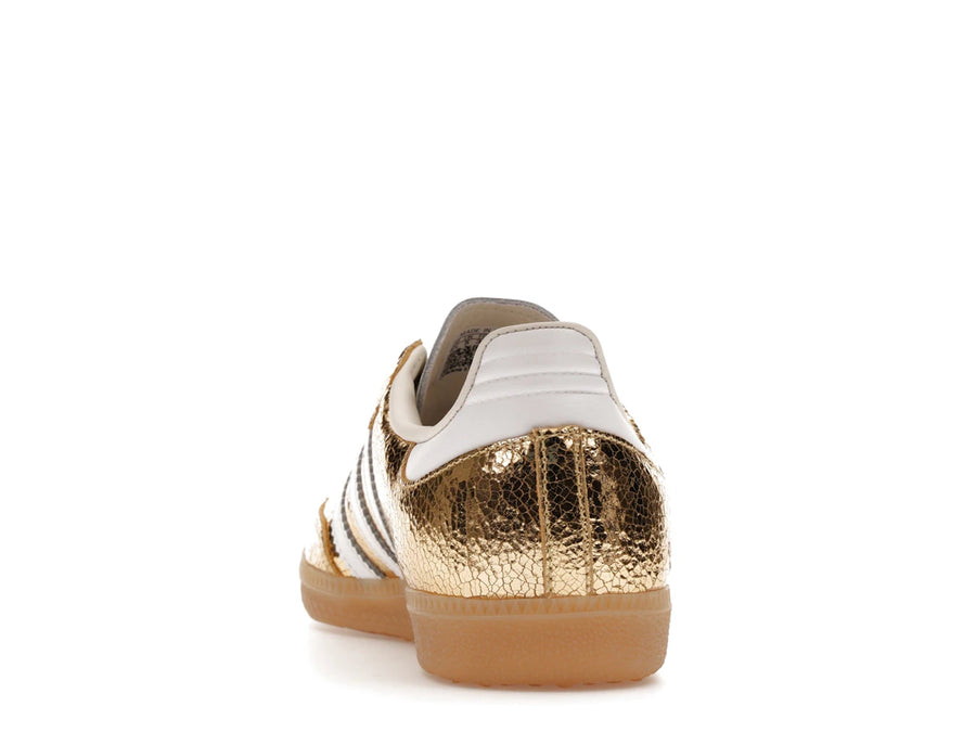 adidas Samba OG Gold Metallic Cracked Leather (Femme)