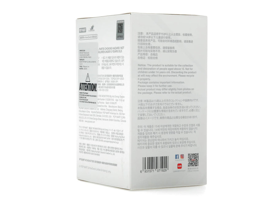 Pop Mart Labubu The Monsters Big into Energy Series Vinyl Plush Pendant Single Blind Box