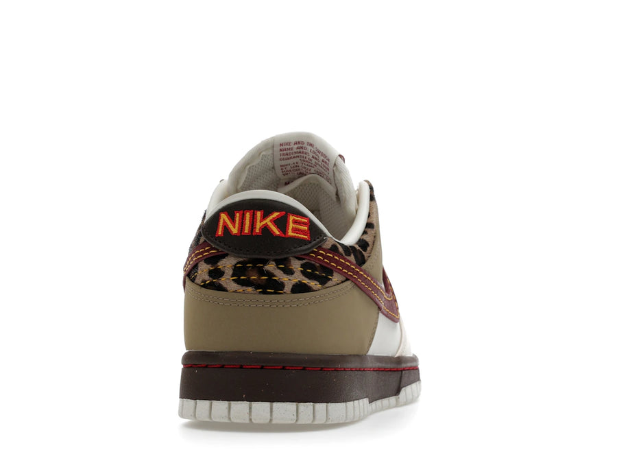 Nike Dunk Low Retro Kaki Rouge Équipe Blanc Perle (Femme)