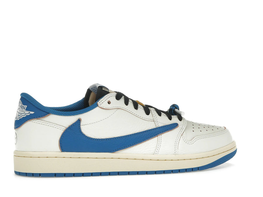 Jordan 1 Retro Low OG SP Fragment x Travis Scott Sail Military Blue