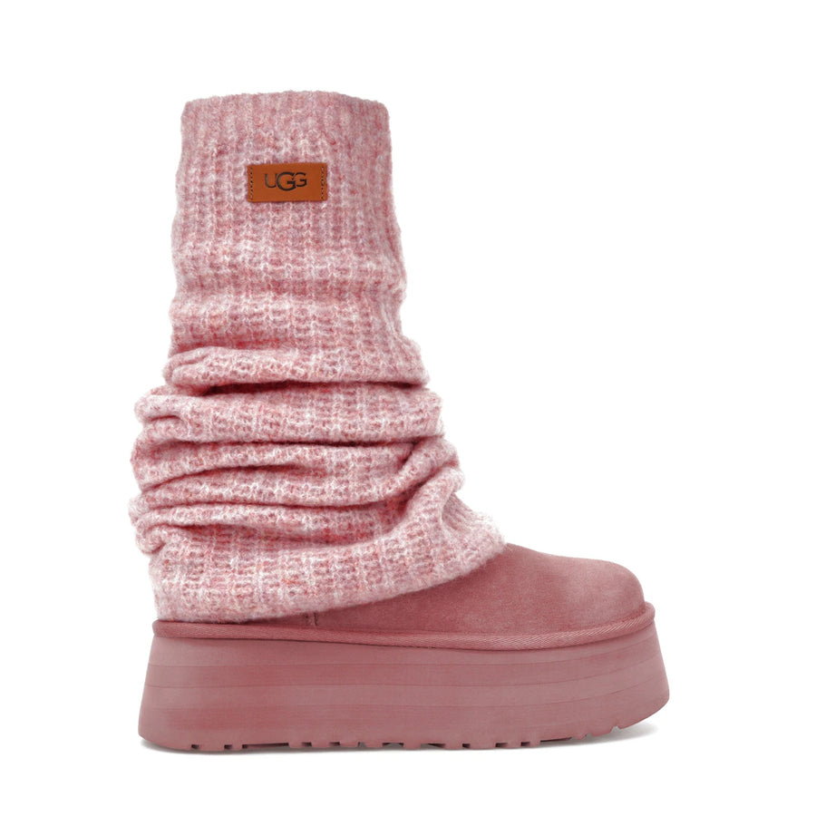 Bottes guêtres UGG Classic Mini Dipper Rose Aube (Femme)